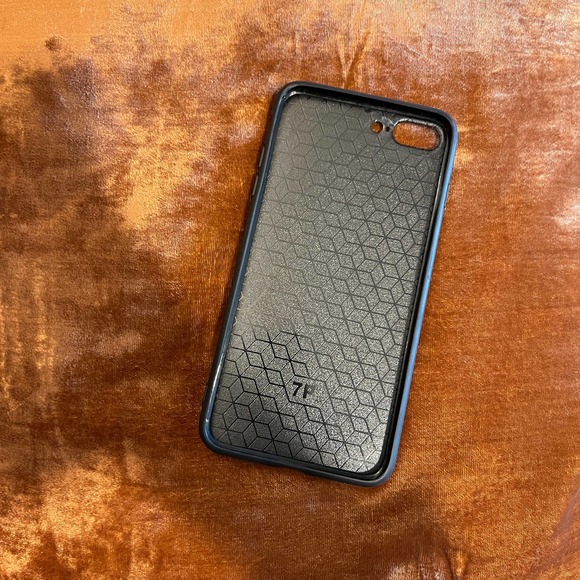 iPhone XS Max Case Gold Blue Abstract Print Cover NEW - Picture 5 of 5